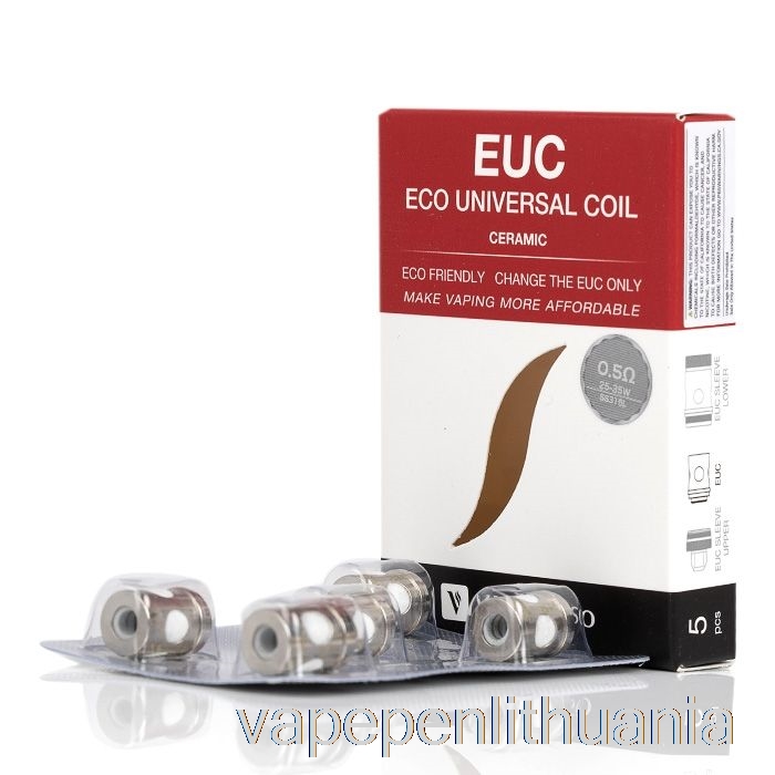 Vaporesso Euc Pakaitiniai Ritės 0,5ohm Keraminės Euc Ss316l Vape Skystis